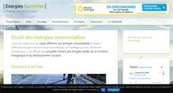 Desktop Screenshot of energies-nouvelles.net