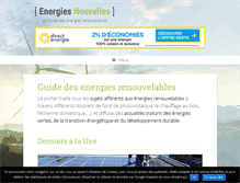 Tablet Screenshot of energies-nouvelles.net